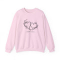 'Happy Soul' Double Heart Floral Design  —  Women Sweatshirt