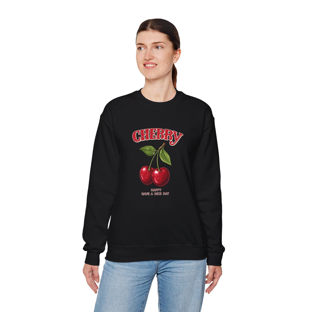 Cherry Graphic Women Sweatshirt.