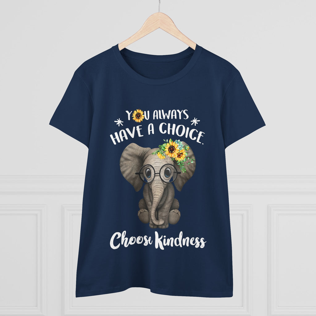 Choose Kindness Elephant Women T-Shirt