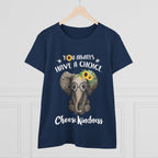Choose Kindness Elephant Women T-Shirt