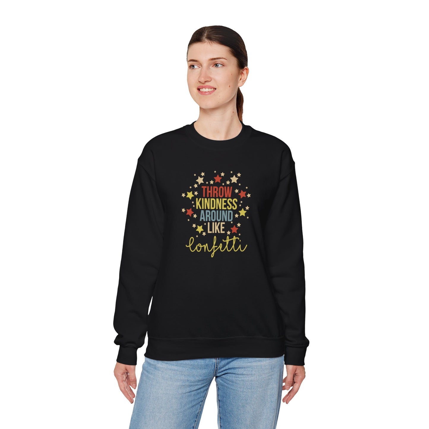 Crewneck Inspirational Graphic Sweatshirt.