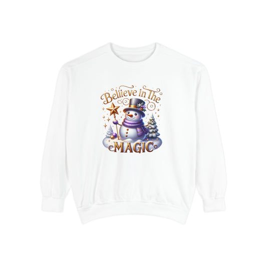 Believe in the Magic Snowman Unisex Sweatshirt