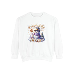 Believe in the Magic Snowman Unisex Sweatshirt