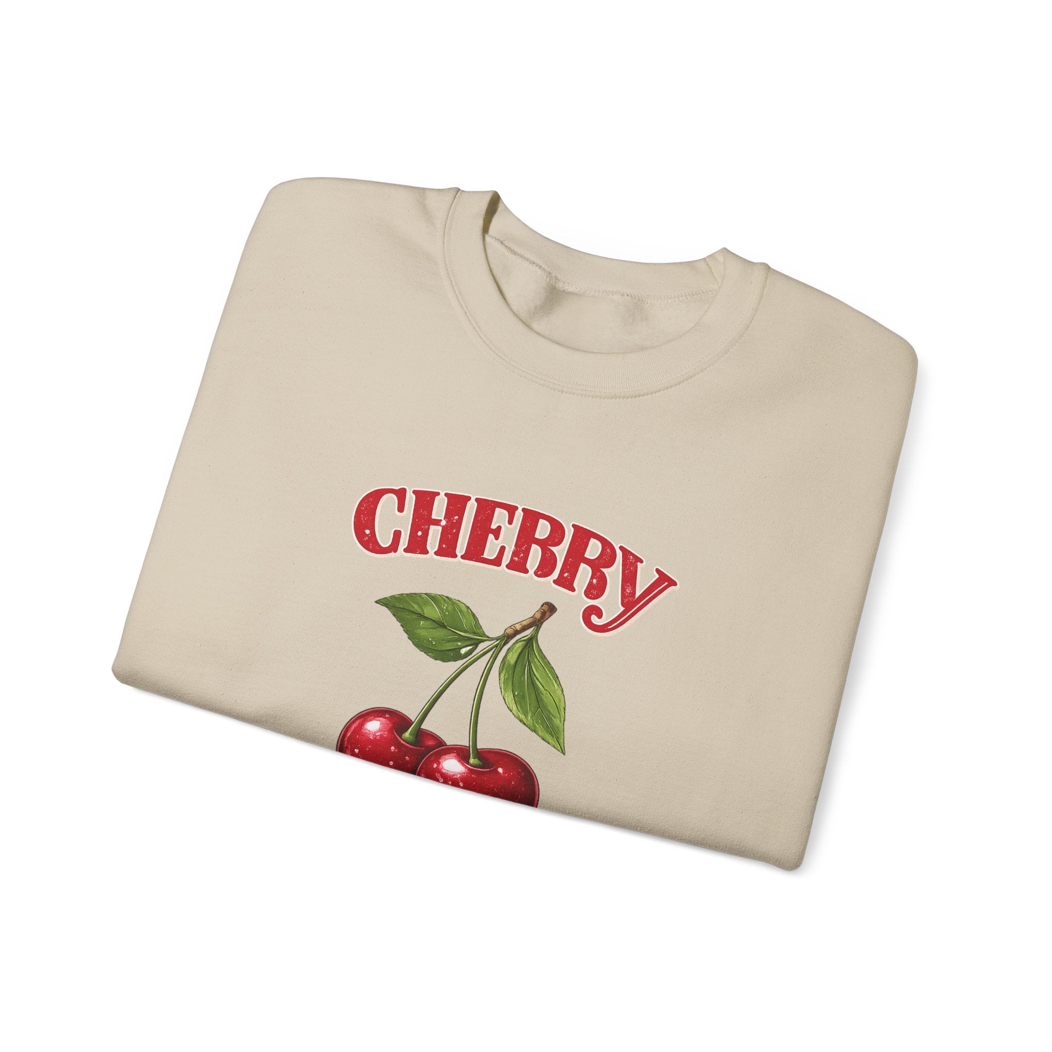 Cherry Graphic Women Sweatshirt.