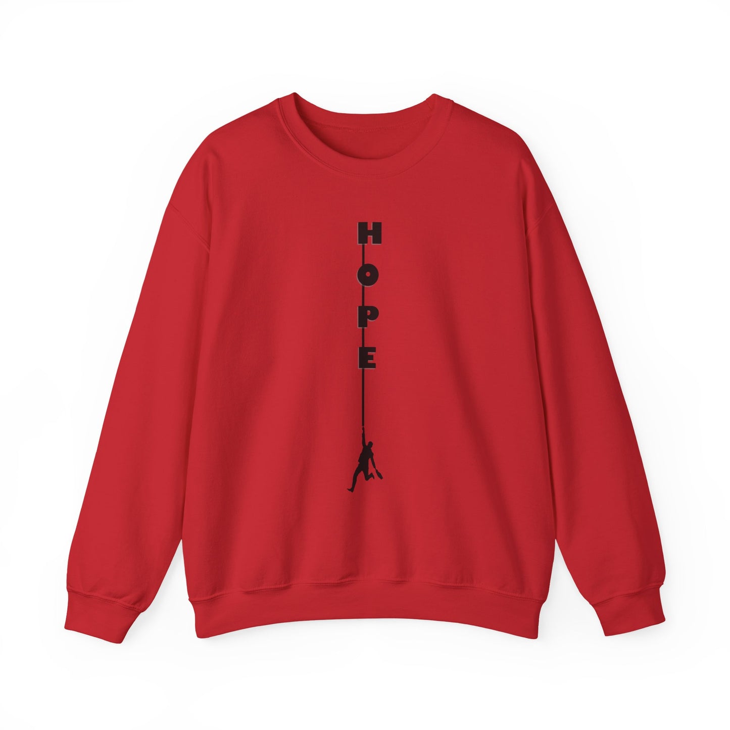 Hope Rope Climber Sweatshirt — Inspirational HOPE Crewneck
