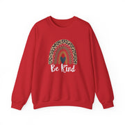 Be Kind Leopard Rainbow Women Sweatshirt
