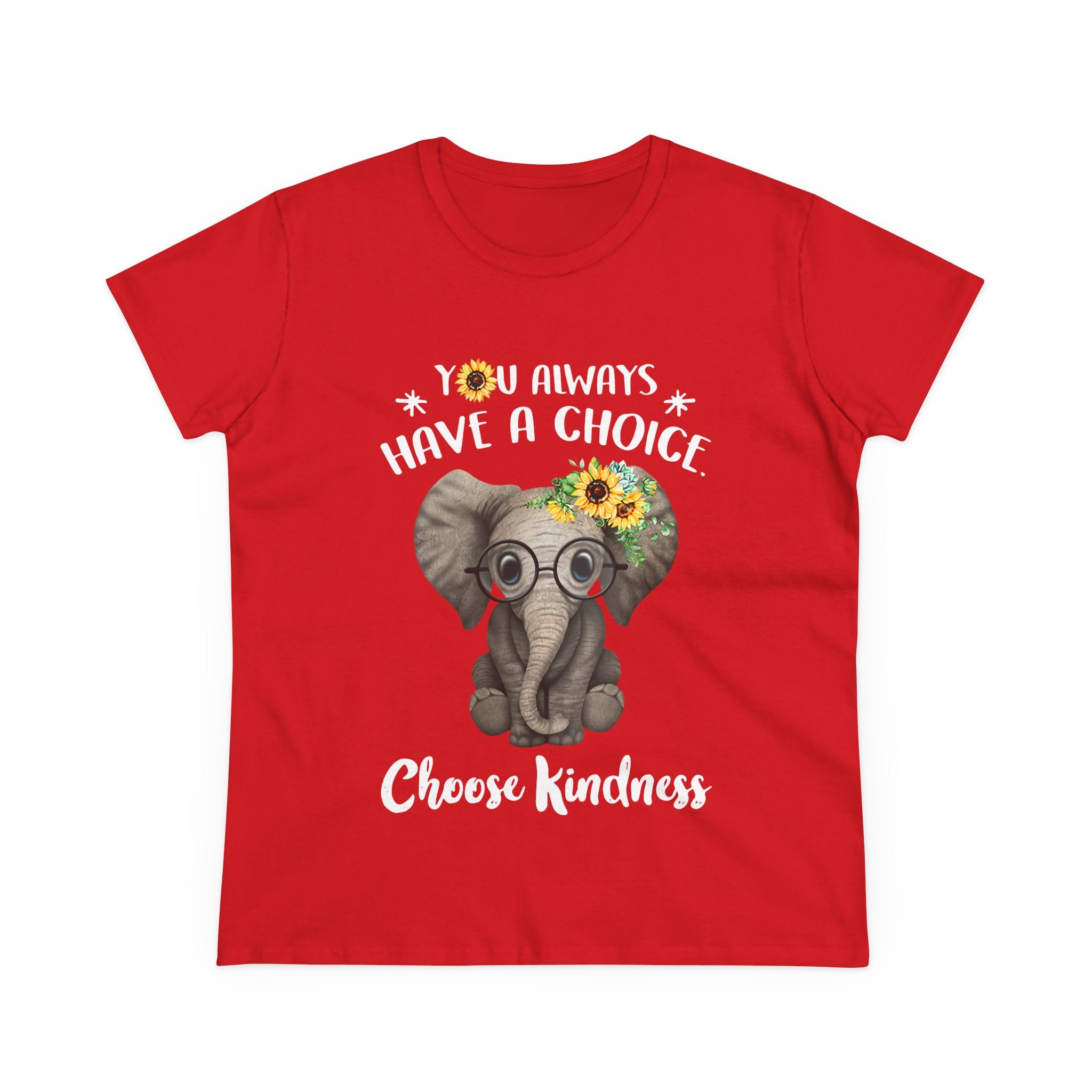 Choose Kindness Elephant Women T-Shirt