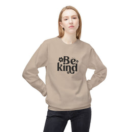Be Kind Floral Crewneck Unisex Sweatshirt