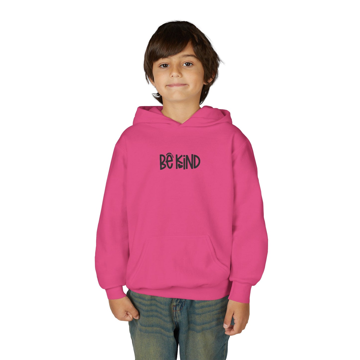 Be Kind Youth Hoodie — Positive Message Kids Sweatshirt