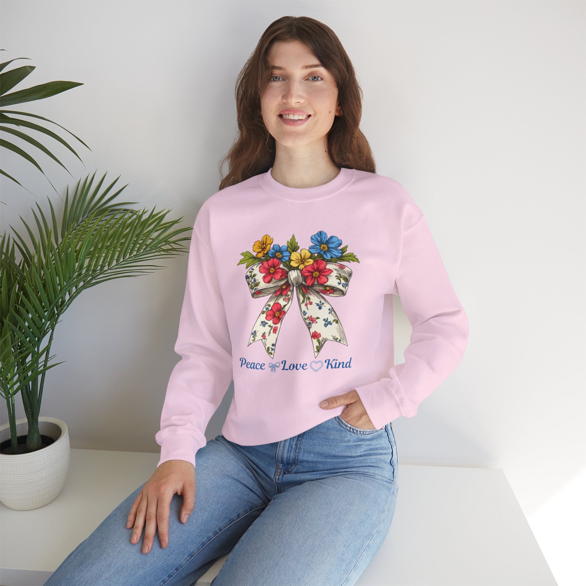 Peace Love Kind — Women Sweatshirt