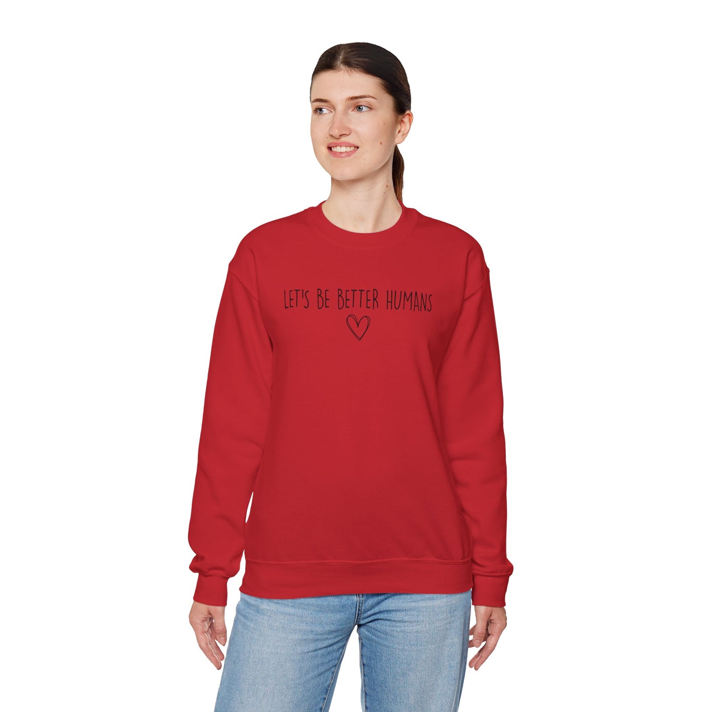 Crewneck Heart Graphic Sweatshirt