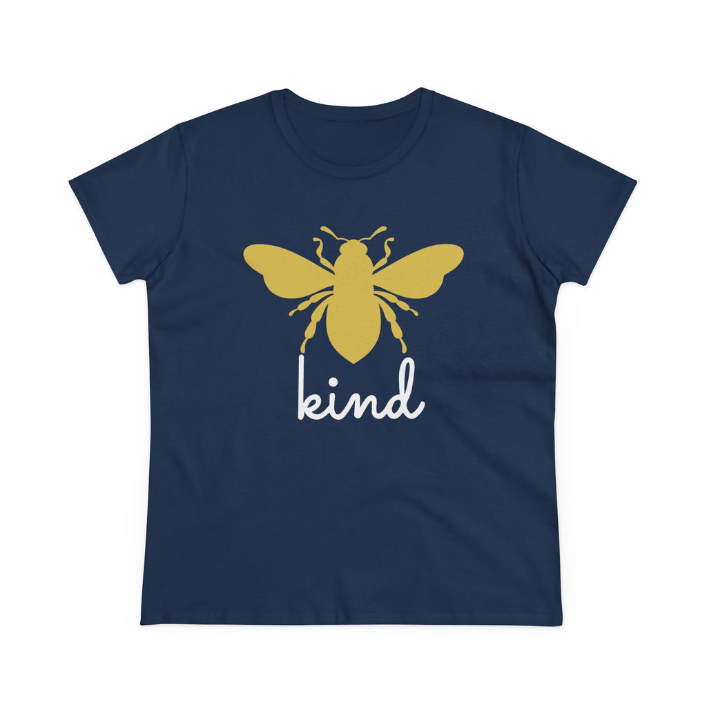 Yellow Bee Graphic Cotton Women T‑Shirt