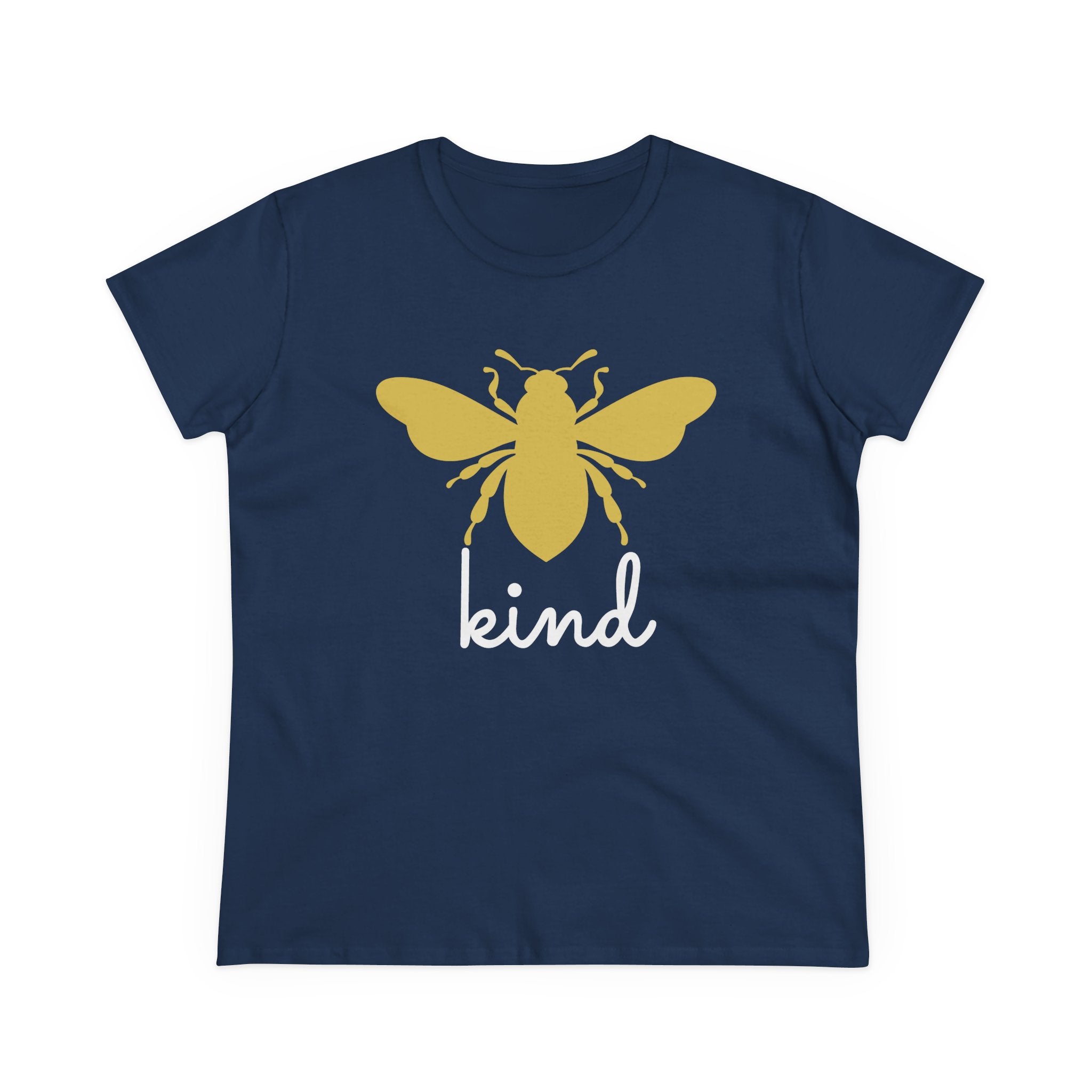 Yellow Bee Graphic Cotton Women T‑Shirt