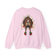 Cute & Comical Reindeer Breakthrough Unisex Sweatshirt