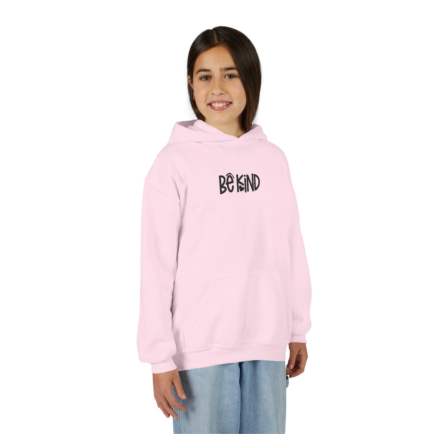 Be Kind Youth Hoodie — Positive Message Kids Sweatshirt