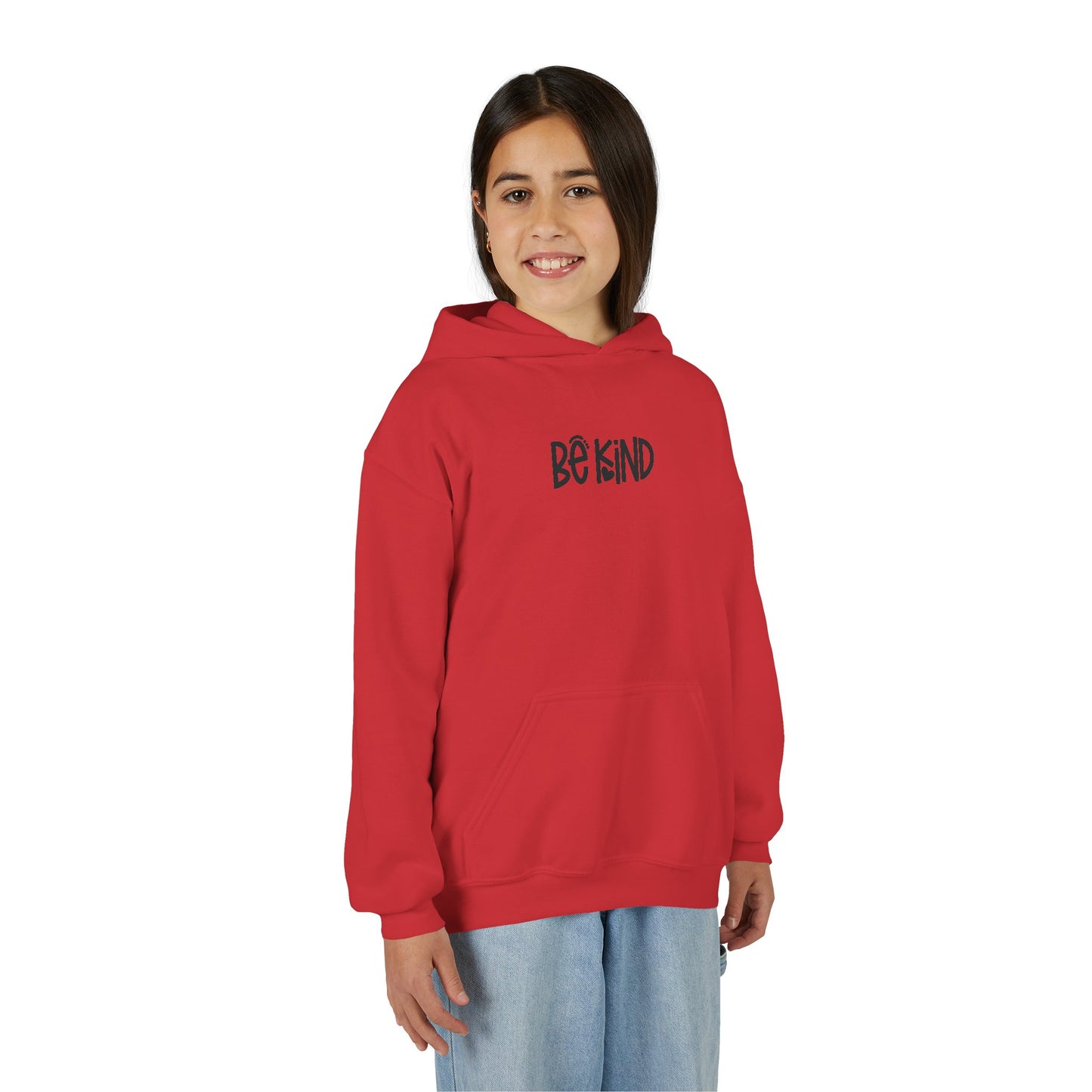 Be Kind Youth Hoodie — Positive Message Kids Sweatshirt