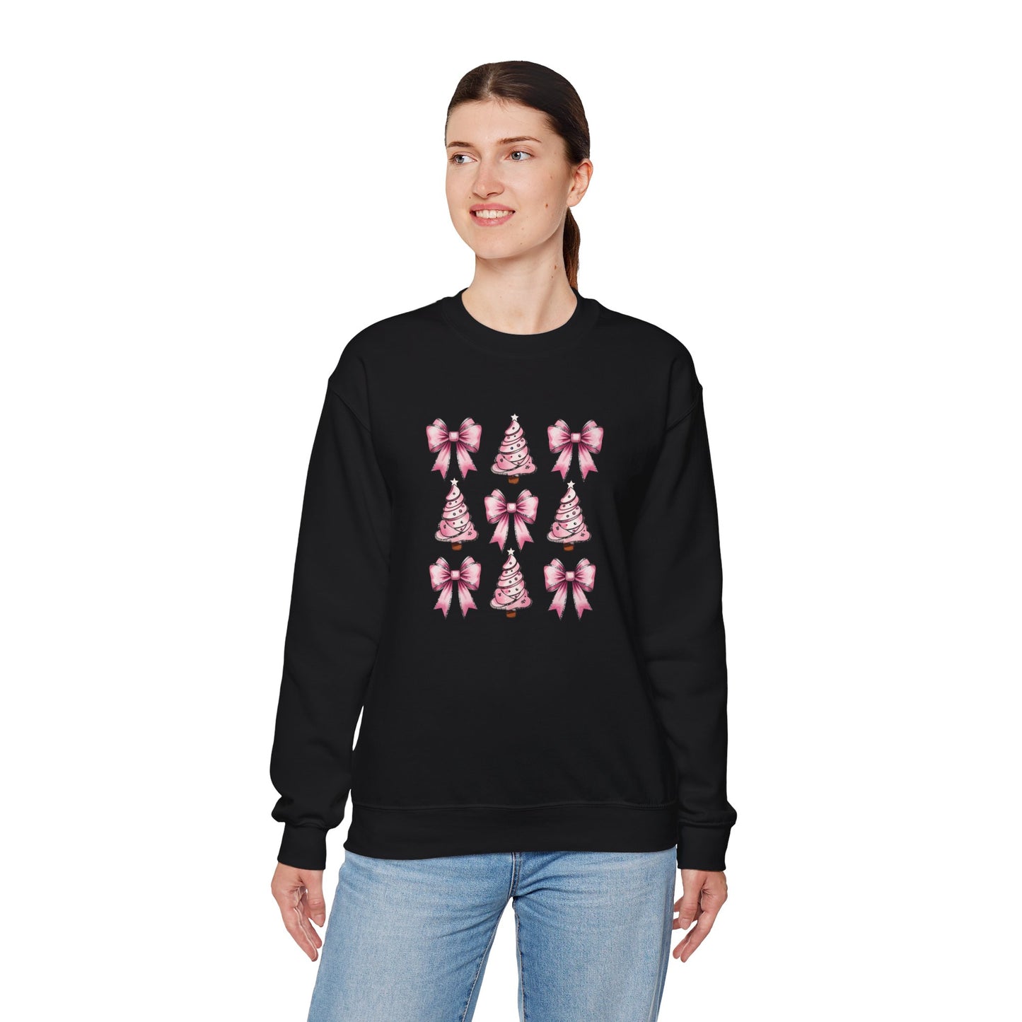 Pink Ribbon & Cupcake Crewneck Sweatshirt