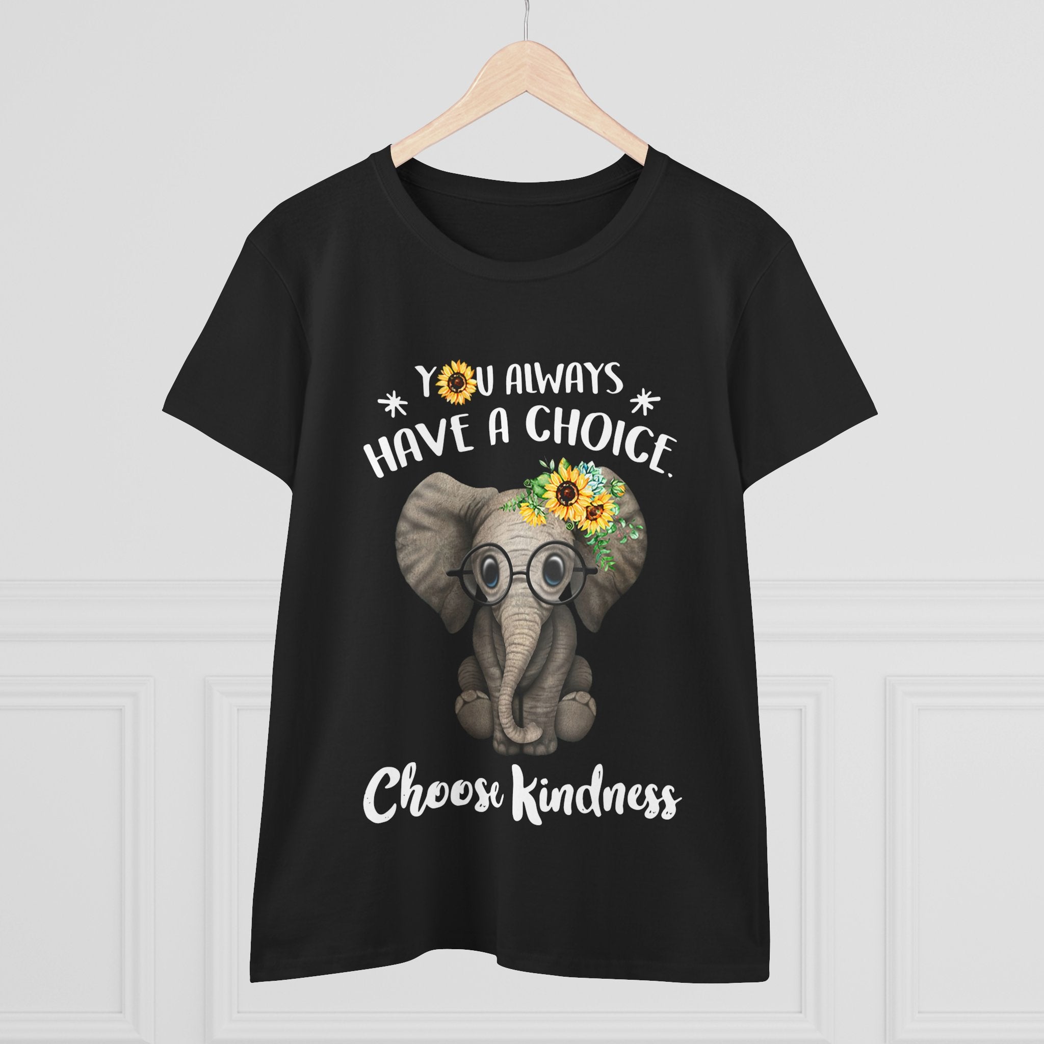 Choose Kindness Elephant Women T-Shirt