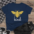 Yellow Bee Graphic Cotton Women T‑Shirt