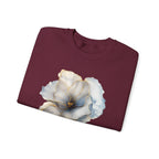 Soft Blue Poppy Design — Women Sweatshirt