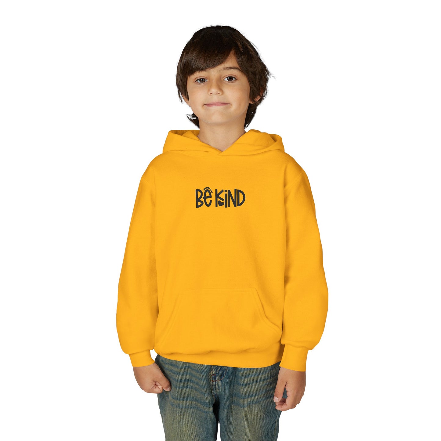 Be Kind Youth Hoodie — Positive Message Kids Sweatshirt