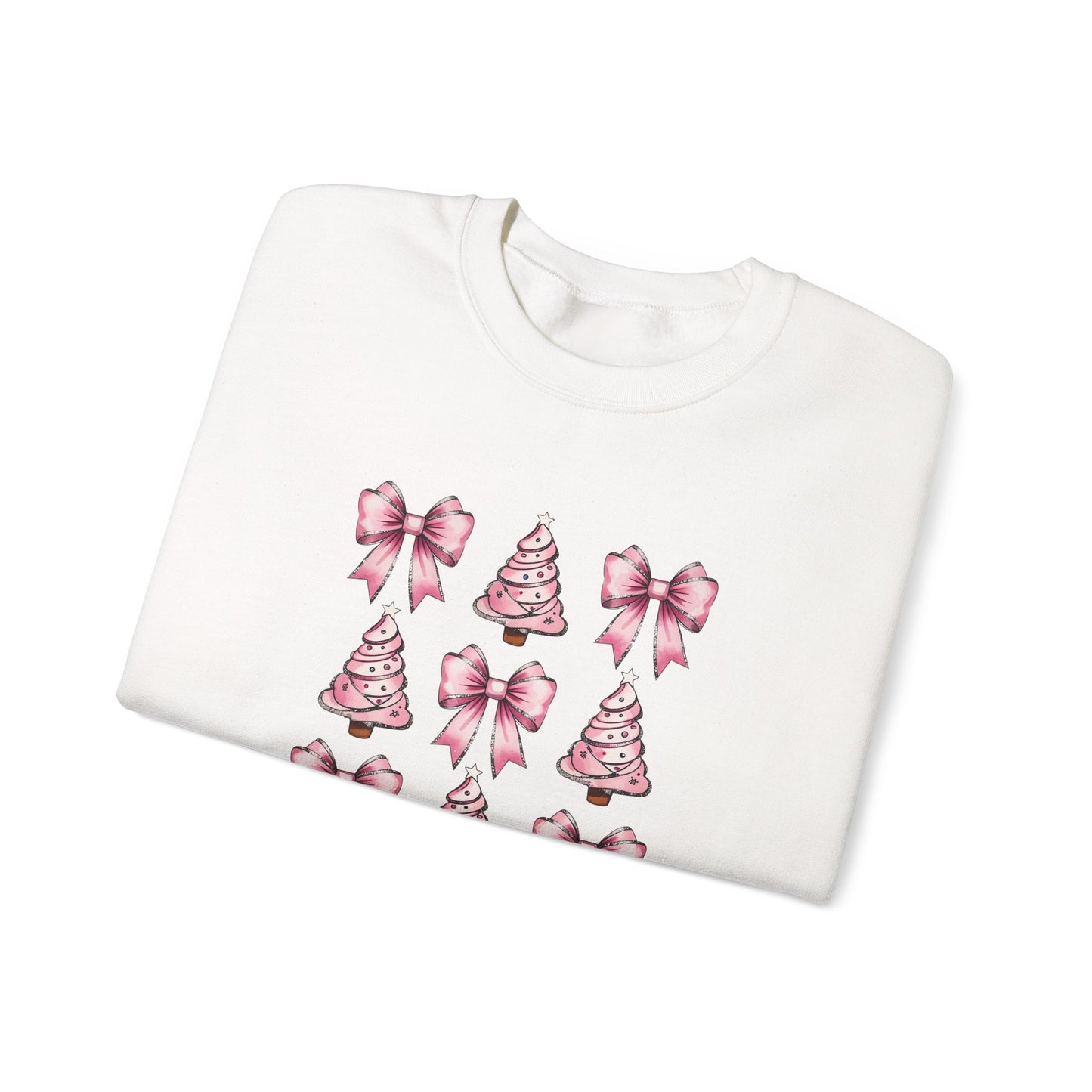 Pink Ribbon & Cupcake Crewneck Sweatshirt