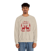Christmas Reindeer Crewneck Unisex Sweatshirt