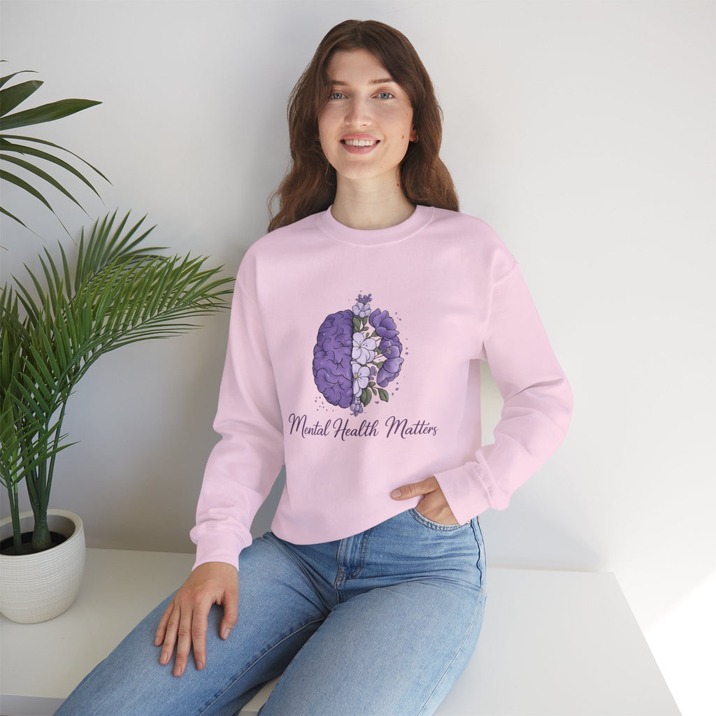 'Mental Health Matters' Women Sweatshirt.