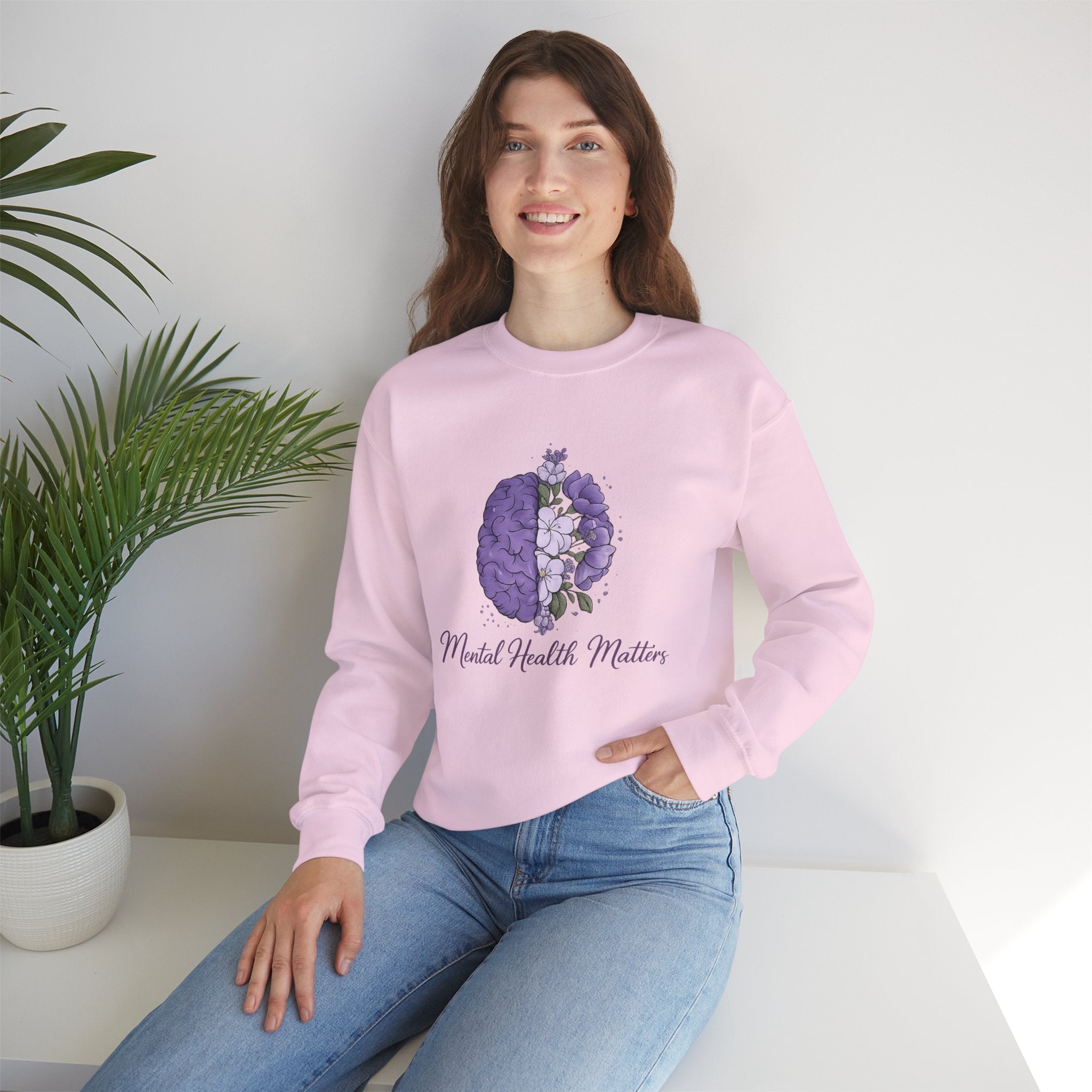 'Mental Health Matters' Women Sweatshirt.
