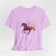 Equestrian Dream Unisex Tee, Horse Lover Gift, Art Tee, Animal Illustration Shirt, Nature Vibe Apparel