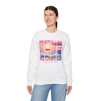 Sunset Ocean Crewneck Women Sweatshirt.