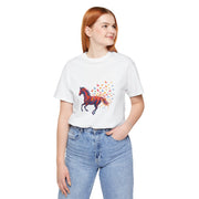 Equestrian Dream Unisex Tee, Horse Lover Gift, Art Tee, Animal Illustration Shirt, Nature Vibe Apparel