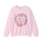 "It Takes a Big Heart to Shape Little Minds" Floral Teacher Appreciation Pullover