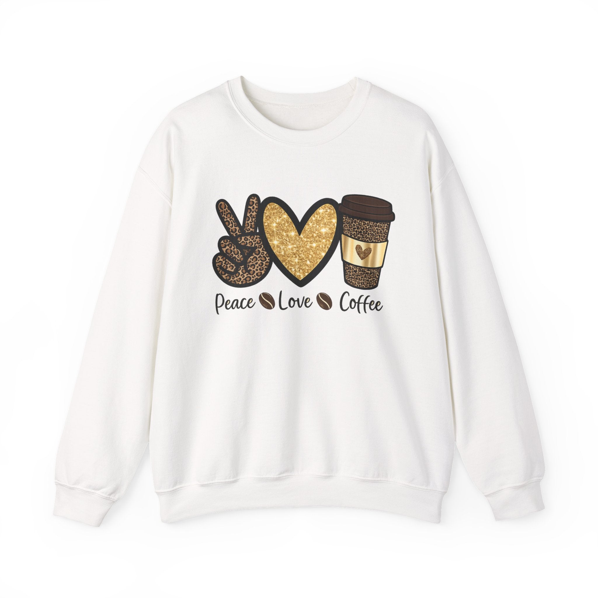 Peace, Love & Coffee — Women Sweatshirt