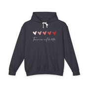 Tomorrow will be better Women Lightweight Heart Print Hoodie