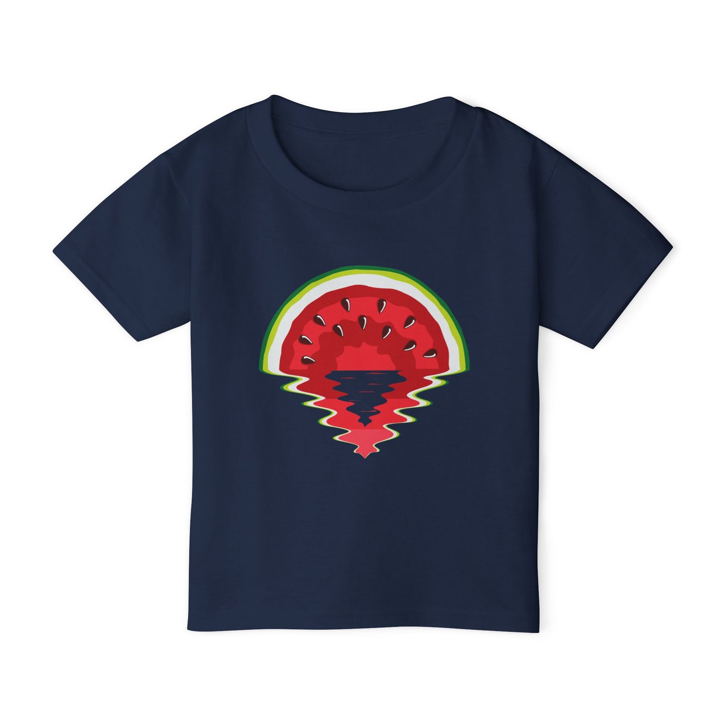 Watermelon Sunset Toddler T-shirt, Cute Kids Summer Tee
