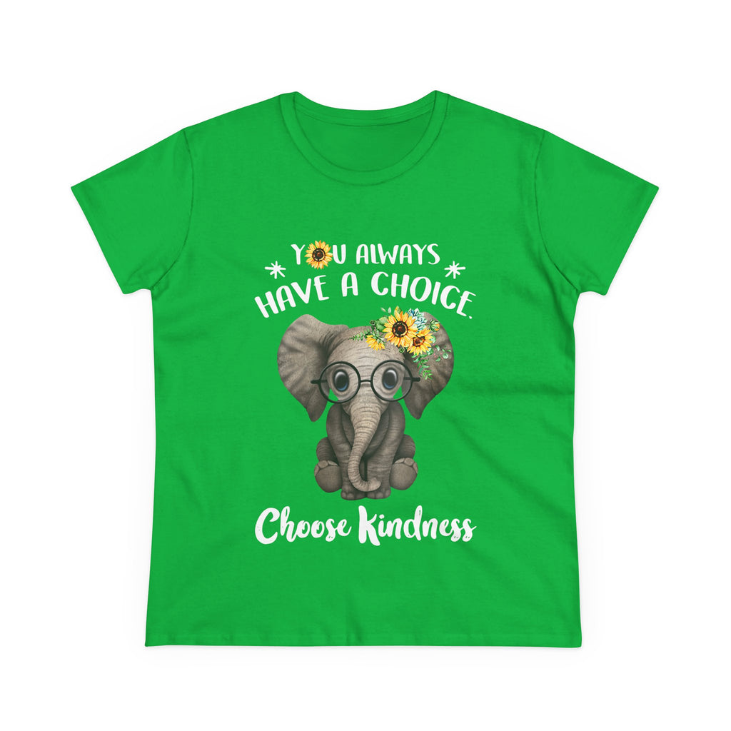 Choose Kindness Elephant Women T-Shirt