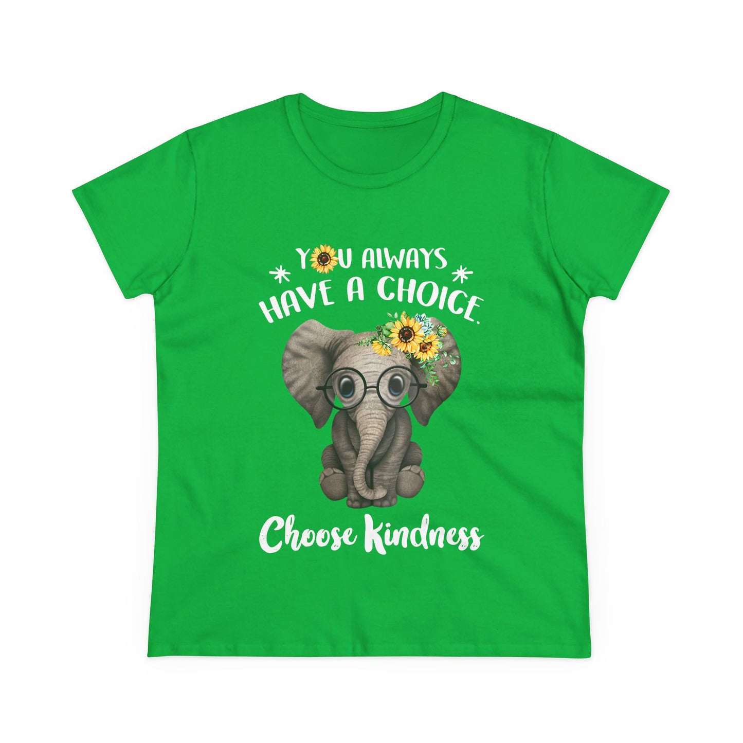 Choose Kindness Elephant Women T-Shirt