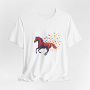 Equestrian Dream Unisex Tee, Horse Lover Gift, Art Tee, Animal Illustration Shirt, Nature Vibe Apparel
