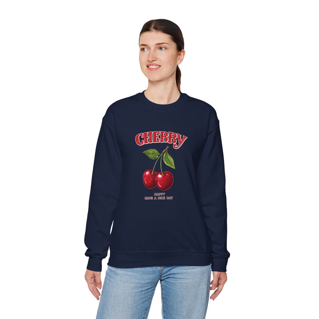 Cherry Graphic Women Sweatshirt.