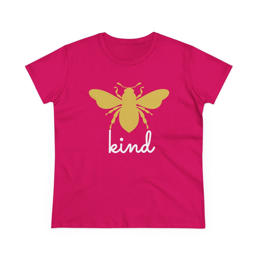 Yellow Bee Graphic Cotton Women T‑Shirt