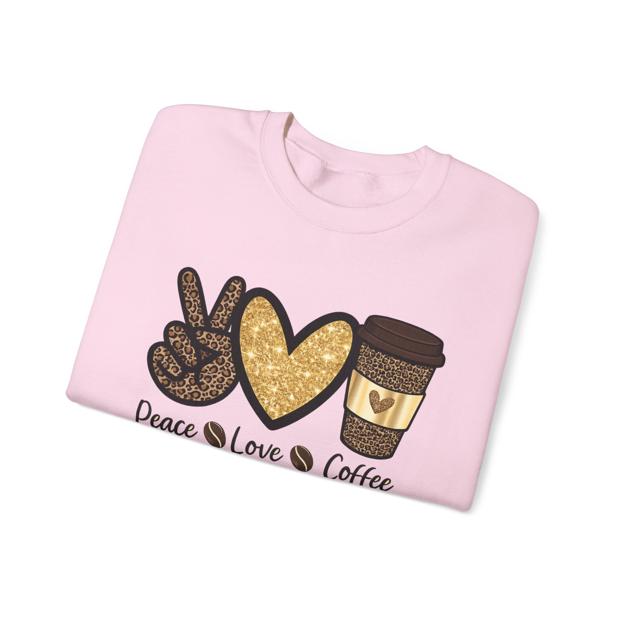 Peace, Love & Coffee — Women Sweatshirt