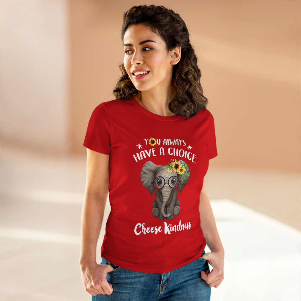 Choose Kindness Elephant Women T-Shirt