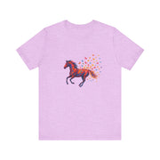 Equestrian Dream Unisex Tee, Horse Lover Gift, Art Tee, Animal Illustration Shirt, Nature Vibe Apparel