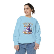Believe in the Magic Snowman Unisex Sweatshirt