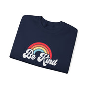 Be Kind Rainbow Crewneck Women Sweatshirt