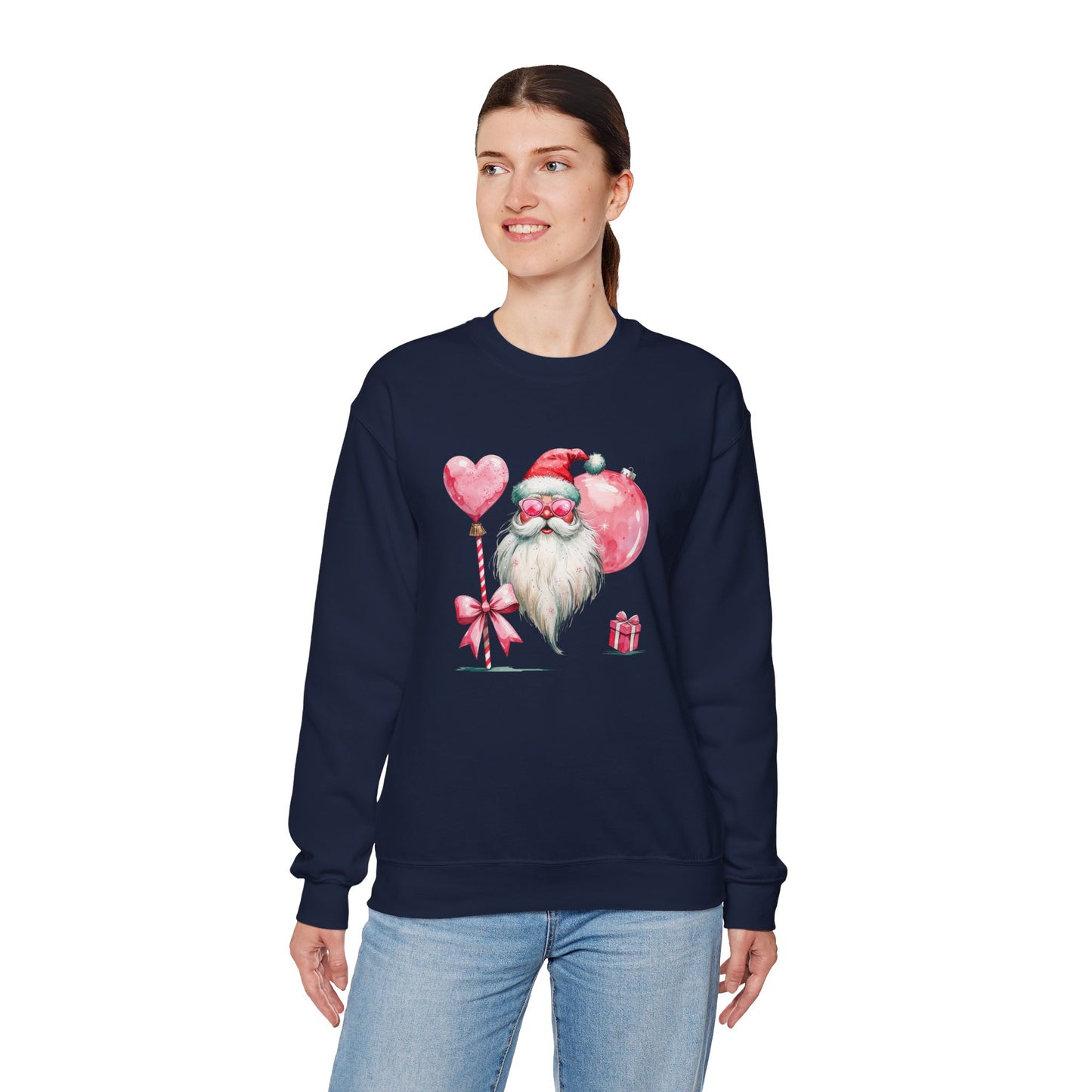 Valentine Santa Crewneck Sweatshirt