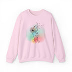 'Just Breathe' Dandelion Watercolor Comfort — Crewneck Sweatshirt