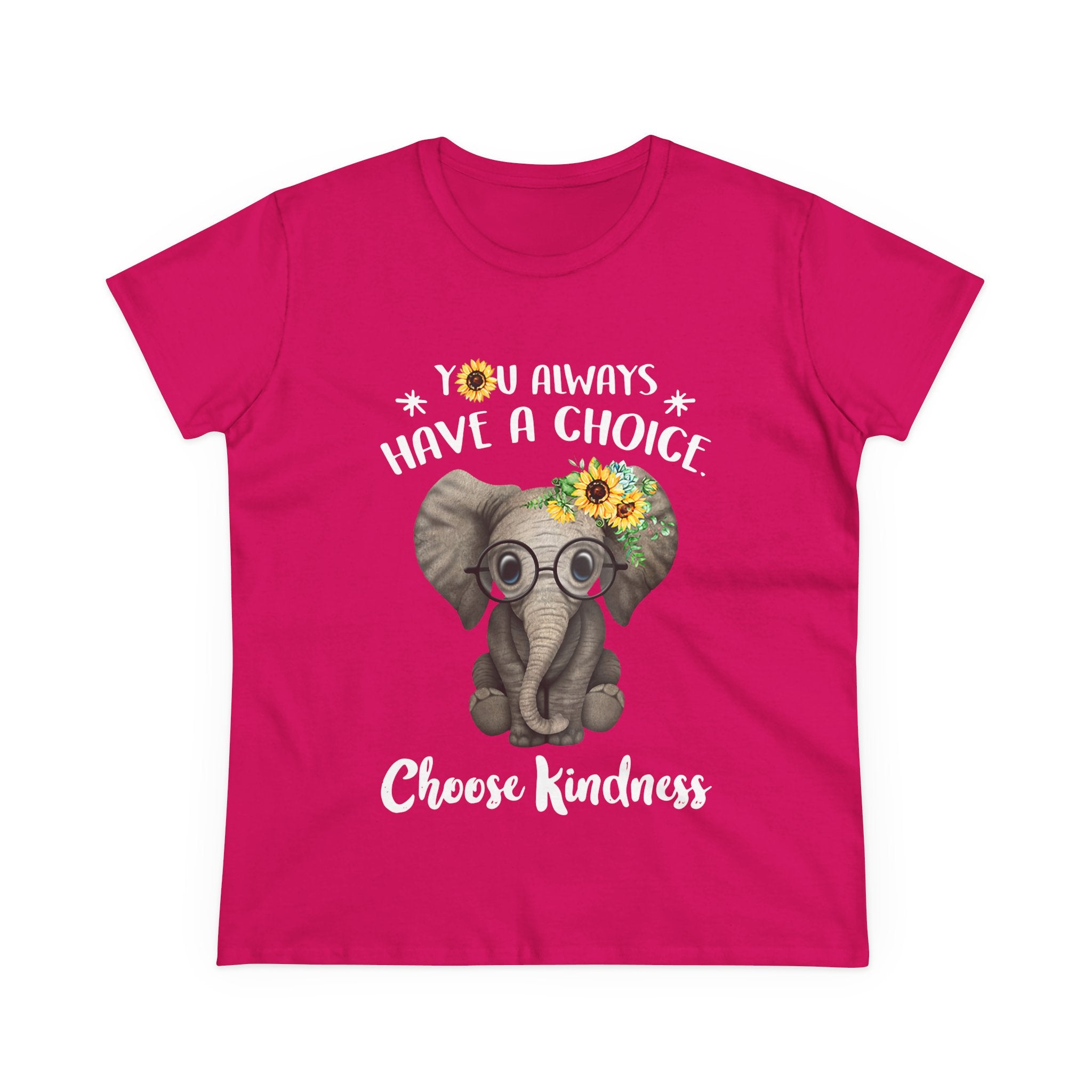 Choose Kindness Elephant Women T-Shirt