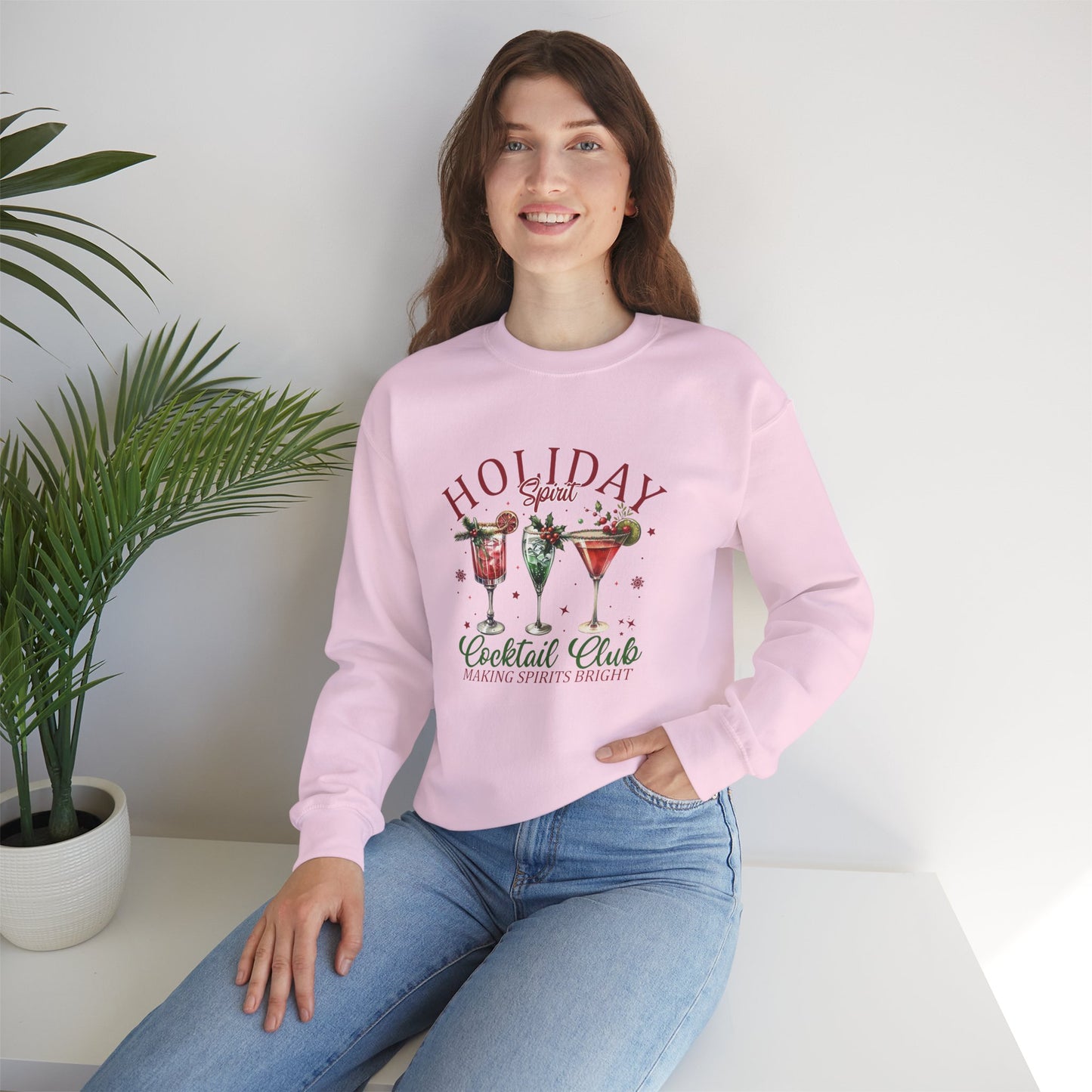 Holiday Cocktail Club Crewneck Sweatshirt